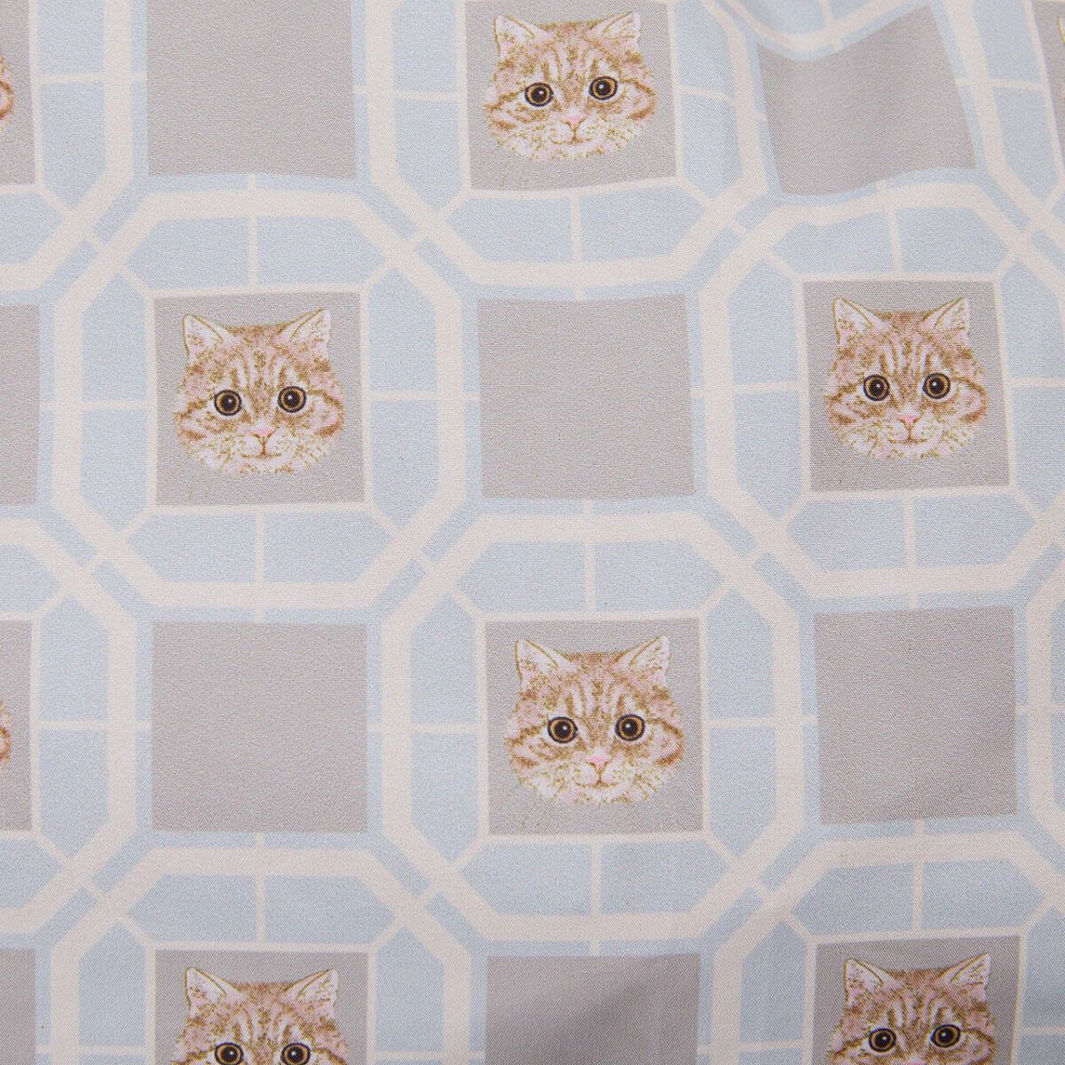 TOPKAPI TREASURE「【TREASURE TOPKAPI】ポケッタブル 猫 プリント エコバッグ」|トートバッグ|