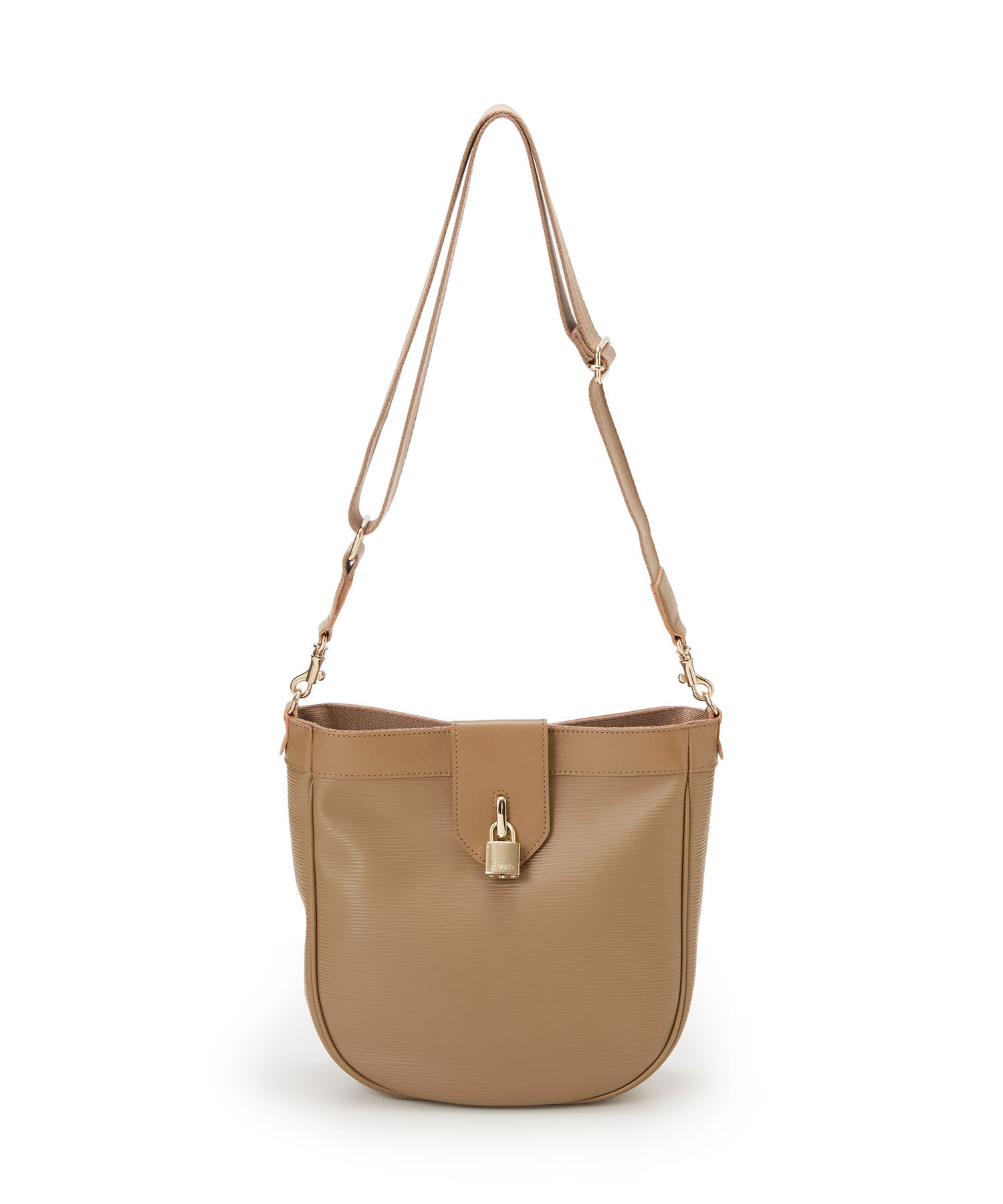 TOPKAPI BREATH「【Breath TOPKAPI】RIPPLE LOCK  リプルロック レザーコンビ ショルダー バッグ」|ショルダー・メッセンジャー|