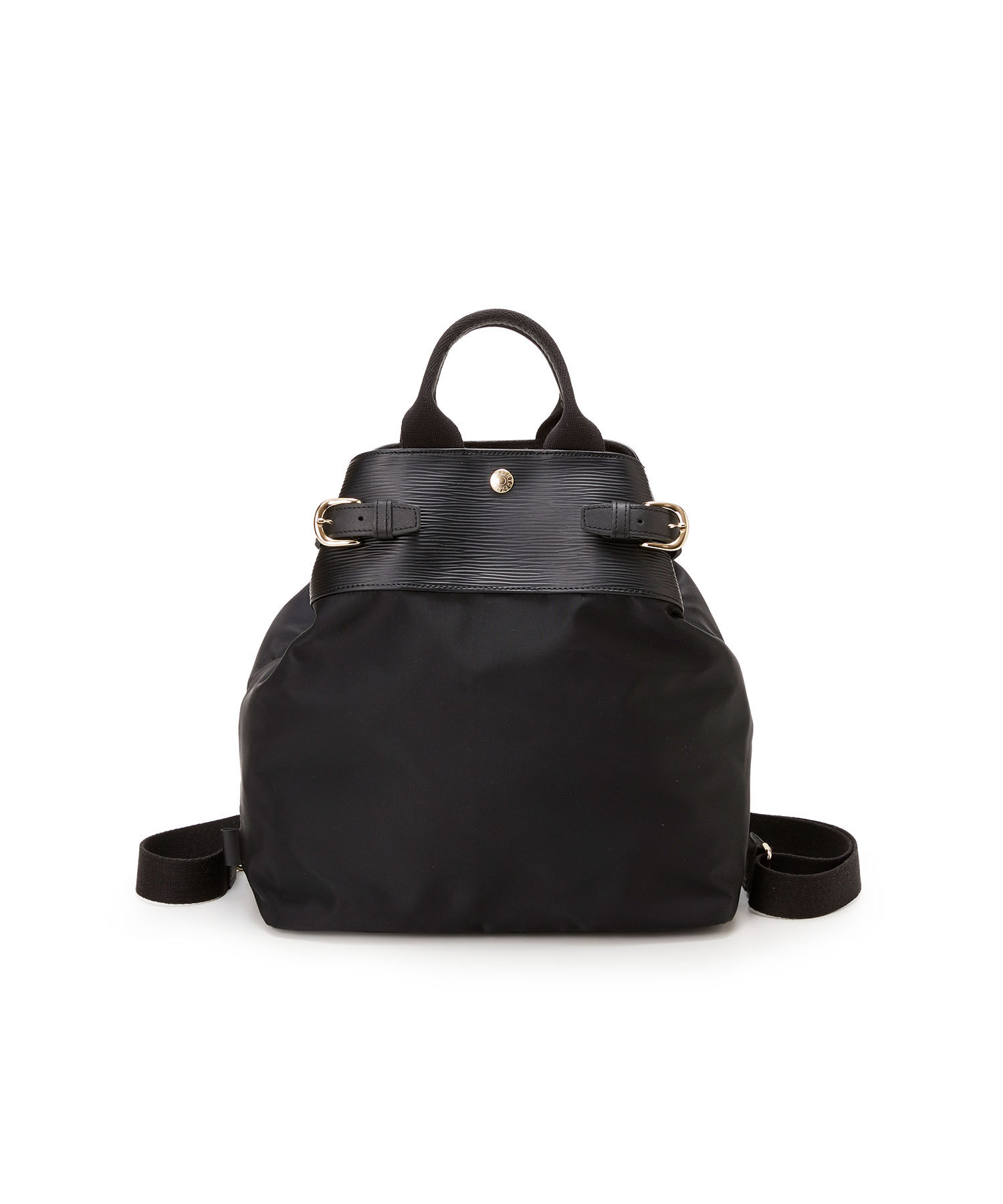 TOPKAPI BREATH「【Breath TOPKAPI】RIPPLE リプル ナイロン コンビ ベルト デザイン 3way リュック / バッグパック」|リュック|ブラック