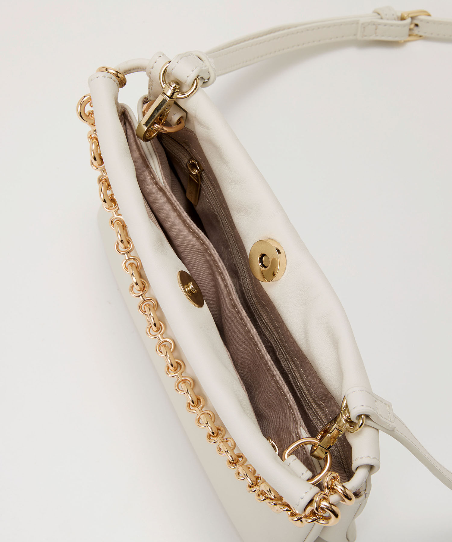 TOPKAPI TREASURE「【TREASURE TOPKAPI】スムース レザー チェーン付き スワローマチ ミニ ショルダー バッグ」|ショルダー・メッセンジャー|