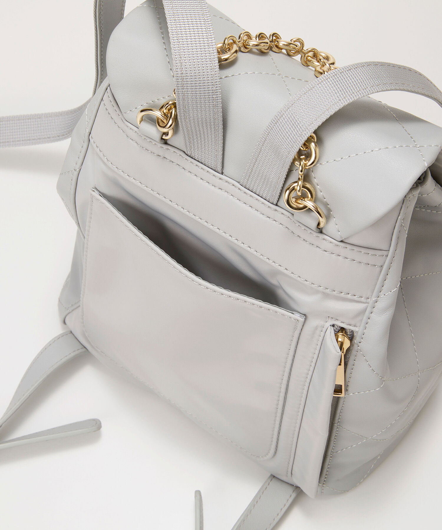 TOPKAPI TREASURE「【TREASURE TOPKAPI】ソフトレザー キルティング チェーン付き ミニ リュック」|リュック|