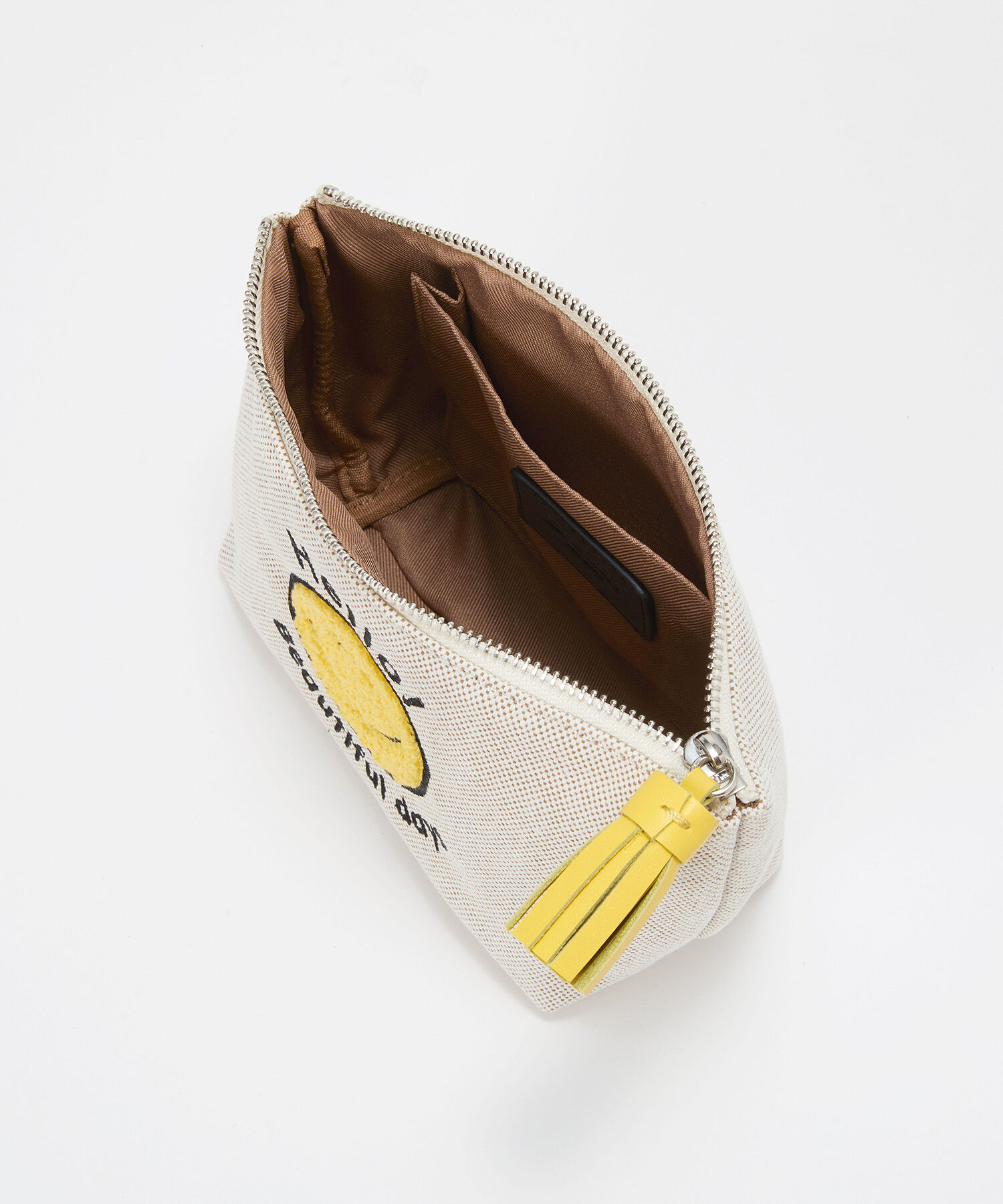 TOPKAPI BREATH「【Breath TOPKAPI】SMILE COLLECTION スマイル 刺繍 タッセルポーチ」|ポーチ|