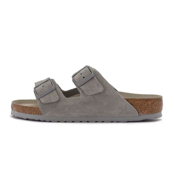 BIRKENSTOCK「【ビルケンシュトック】アリゾナ ソフトフットベッド/ストーンコイン スエードレザー/サンダル メンズ」|サンダル|
