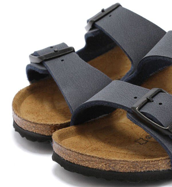 BIRKENSTOCK「【ビルケンシュトック】アリゾナ/ネイビー ビルコフロー ヌバックレザー/サンダル キッズ」|サンダル|