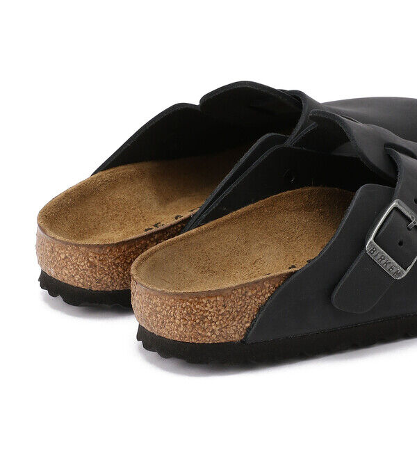 BIRKENSTOCK「【ビルケンシュトック】ボストン/ブラック オイルドレザー/クロッグ レディース/BOSTON」|サンダル|