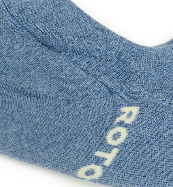 ROTOTO「【ロトト】フットカバー/ブルー パイルコットン アクリル/ソックス レディース/FOOTCOVER」|ソックス|