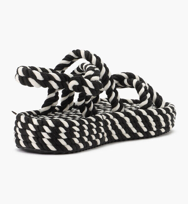 BOHONOMAD「【BOHONOMAD】タヒチ プラットフォーム/ブラック ホワイト/サンダル メンズ レディース」|サンダル|