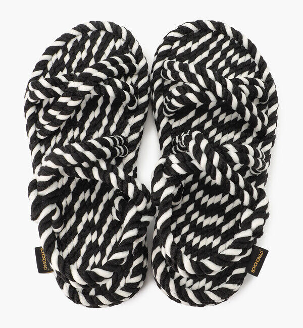 BOHONOMAD「【BOHONOMAD】タヒチ プラットフォーム/ブラック ホワイト/サンダル メンズ レディース」|サンダル|