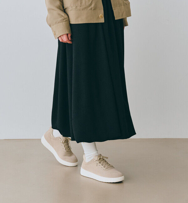 Orthofeet「【オーソフィート】ワンダー ワイド/ベージュ ニット テキスタイル/シューズ レディース」|スニーカー|