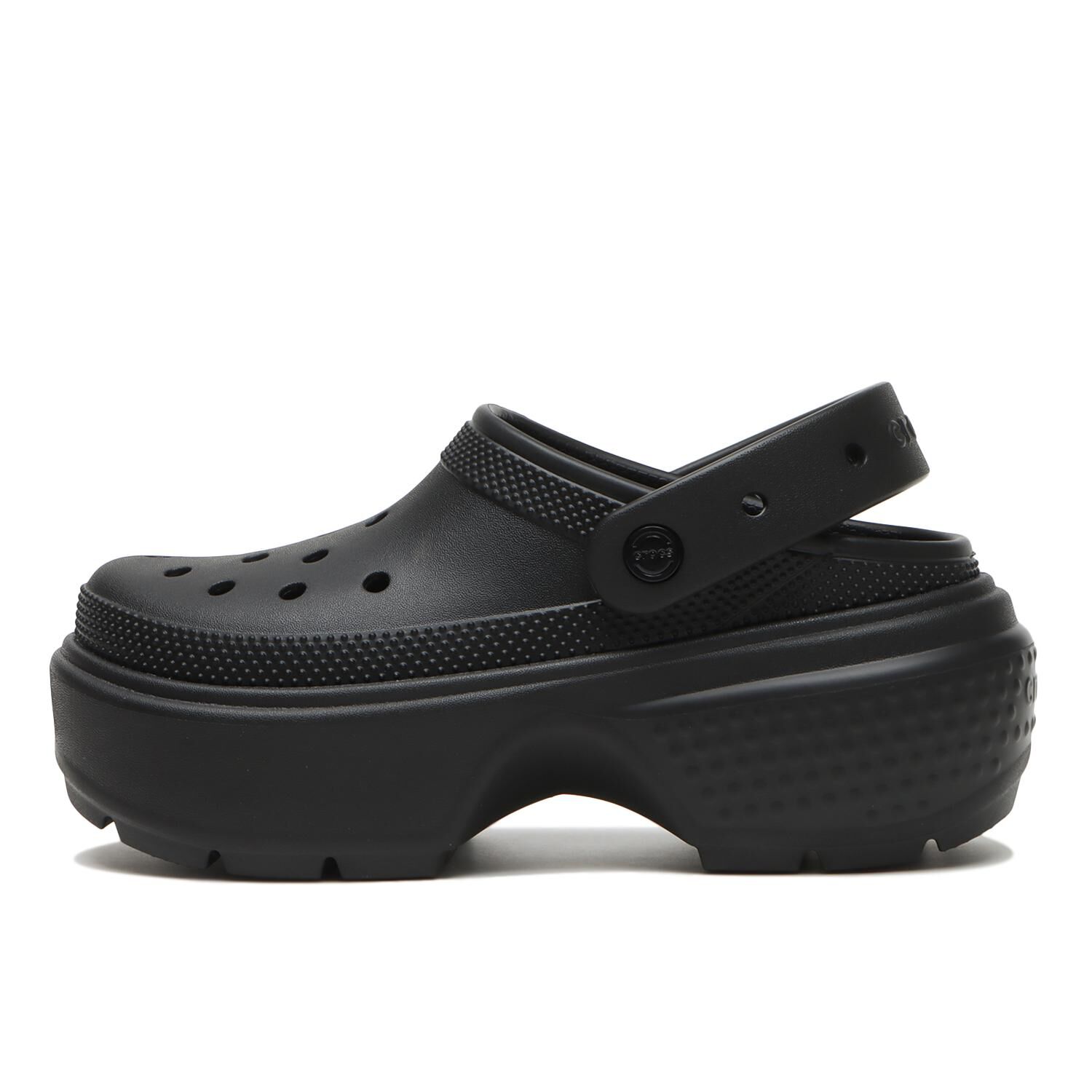 crocs「【crocs】STOMP CLOG」|サンダル|ブラック