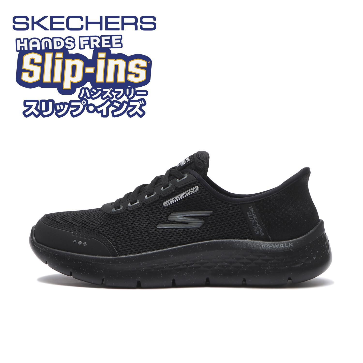 SKECHERS「【SKECHERS】GO WALK FLEX - CLEAR CREEK(W)」|スニーカー|ブラック
