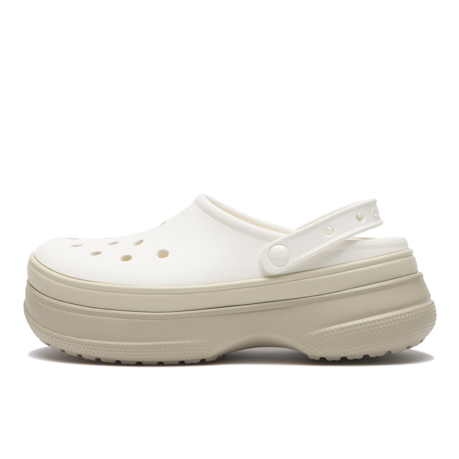 crocs「【crocs】CLASSIC STACKED CLOG」|サンダル|グレー