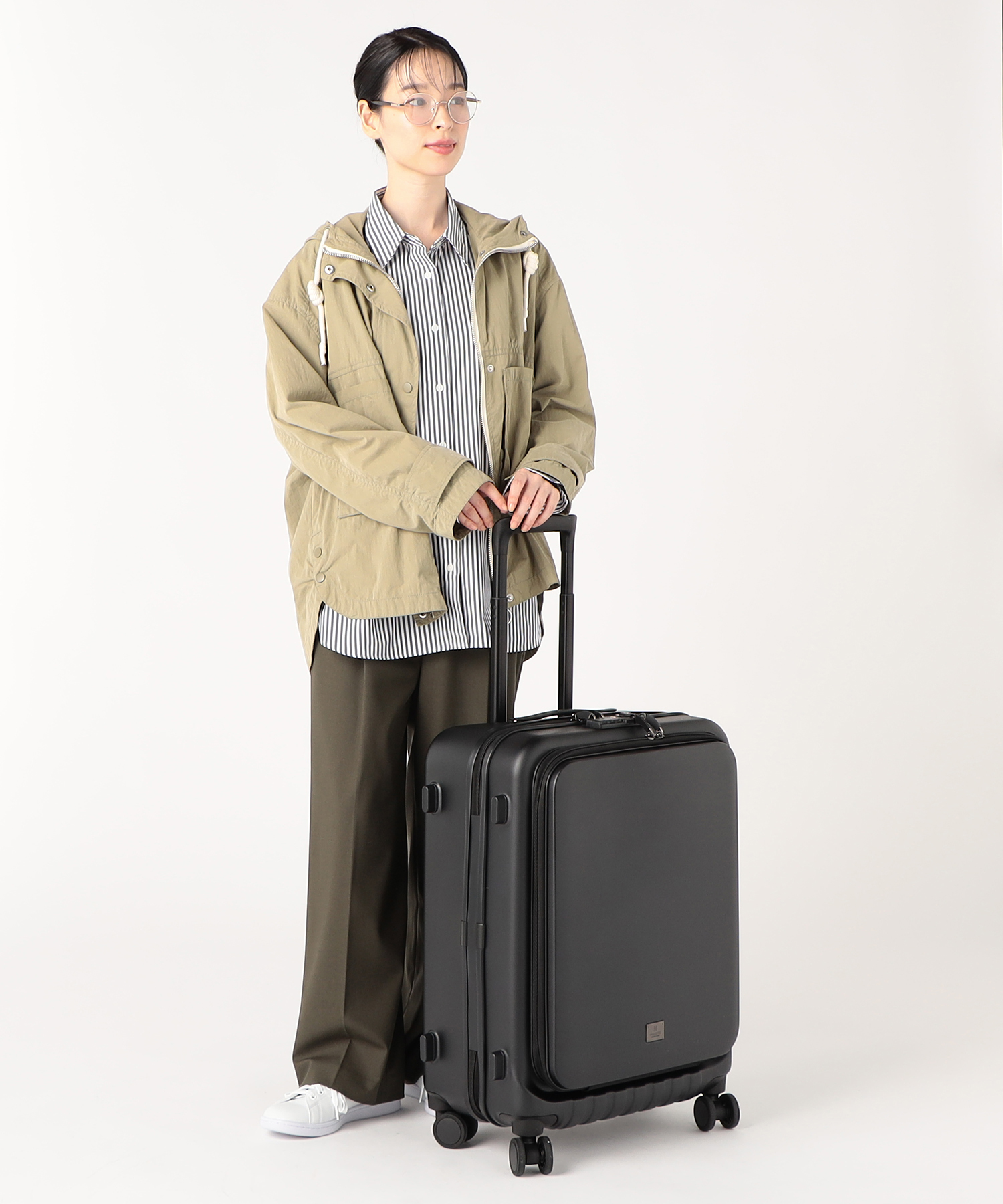 MILESTO「MILESTO UTILITY フロントポケットキャリー 50L ストッパー付」|キャリーケース|