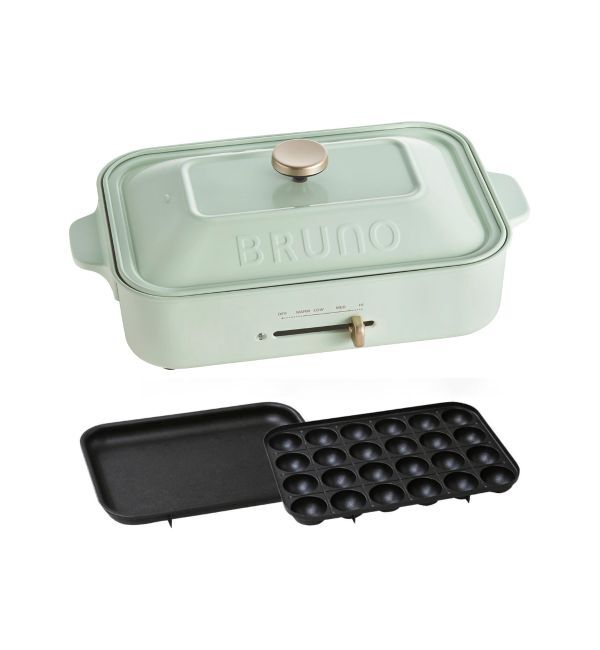 BRUNO「コンパクトホットプレート」|電化製品|ライトグリーン