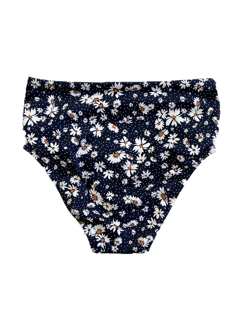 PEAK&PINE「マーガレットドット柄シャーリングバンドゥビキニ」|ビキニ|