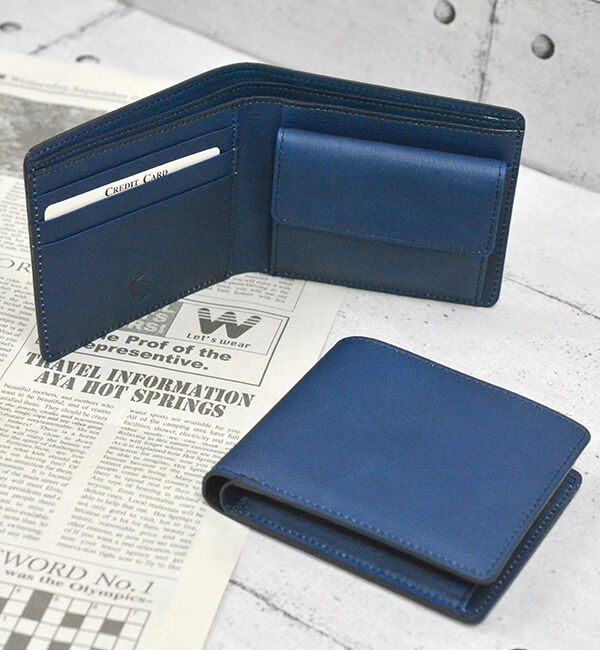 Kinuya Indigo「AWA-AI　二つ折り財布」|財布|