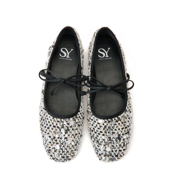 ODETTE E ODILE「＜SY＞スパンコールバレエ フラット10●&uarr;」|バレエシューズ|その他4