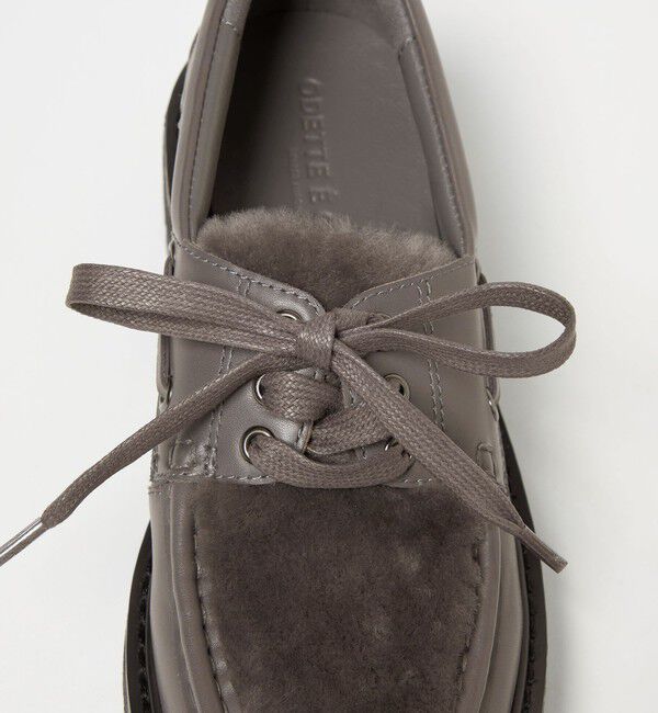 ODETTE E ODILE「レースアップモカシン フラット45&uarr;」|モカシン|