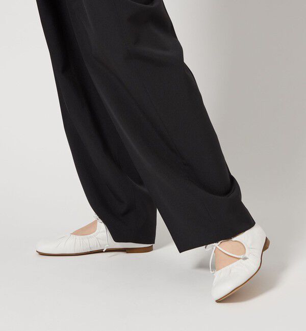 ODETTE E ODILE「ギャザートップバレエフラット10&uarr;」|バレエシューズ|