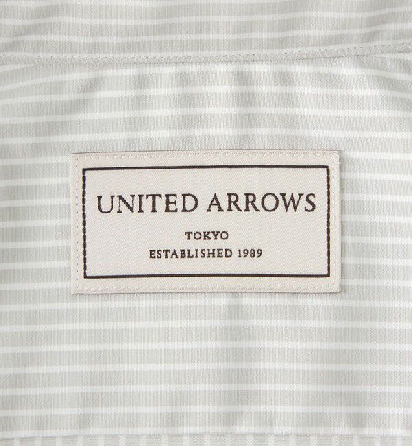UNITED ARROWS「LEGGIUNO/グレーストライプ タブカラーシャツ」|シャツ・ブラウス|