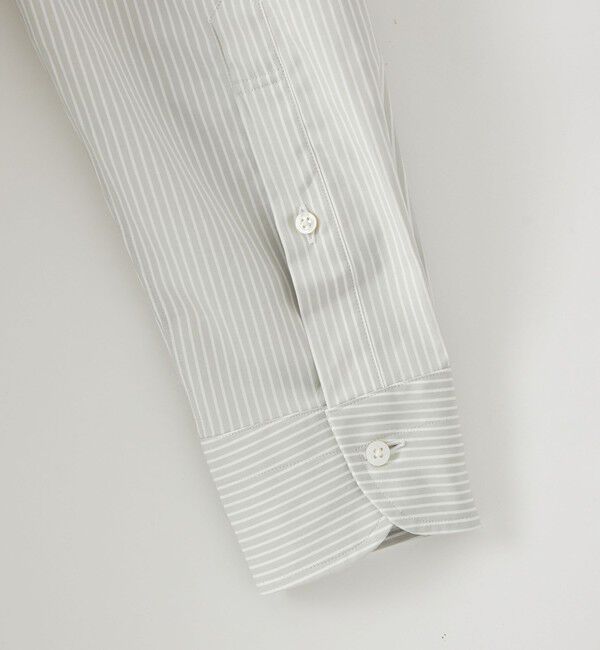 UNITED ARROWS「LEGGIUNO/グレーストライプ タブカラーシャツ」|シャツ・ブラウス|