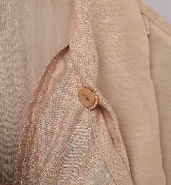 UNITED ARROWS「オーガンジー フリル＆ボウタイ ブラウス」|シャツ・ブラウス|