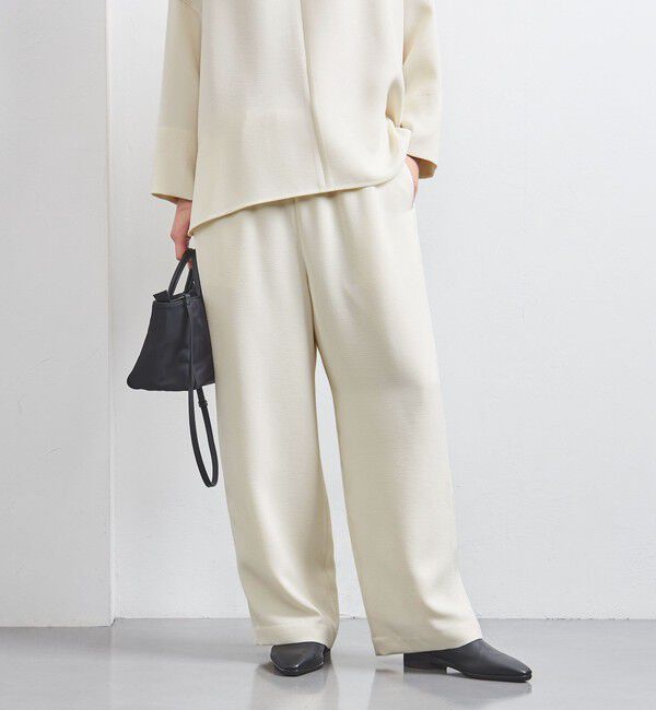 UNITED ARROWS「COMFY ストレート イージーパンツ WHITE -UVカット ウォッシャブル-」|その他|