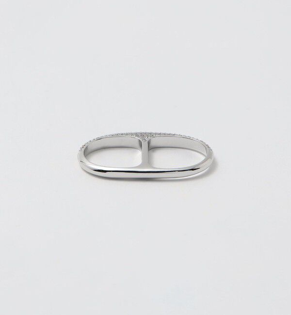 UNITED ARROWS「パヴェ ダブルフィンガー リング」|リング|