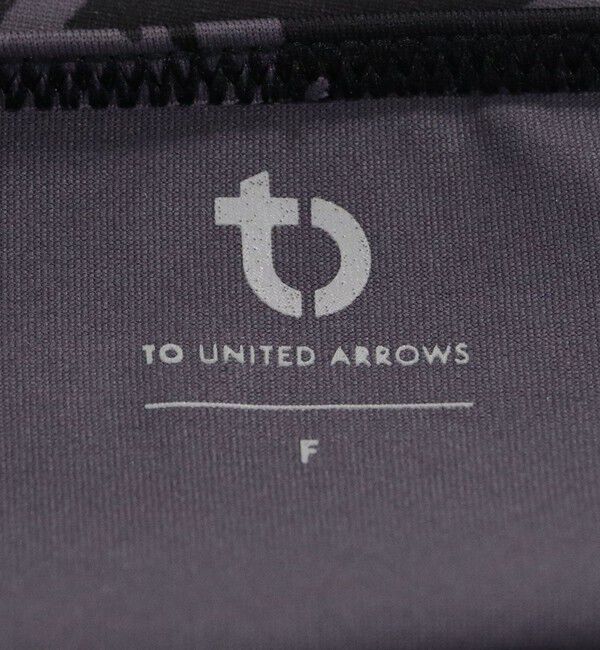 UNITED ARROWS「＜TO UNITED ARROWS＞プリント キャミソールトップ/スイムウエア」|ビキニトップス|