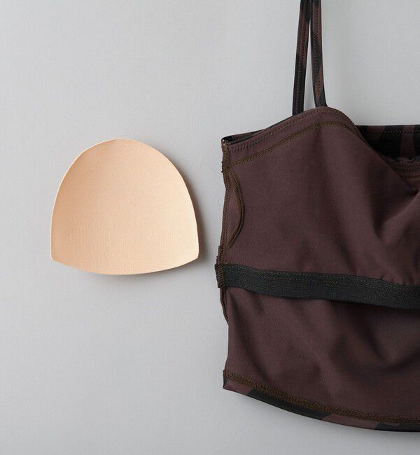 UNITED ARROWS「＜TO UNITED ARROWS＞プリント キャミソールトップ/スイムウエア」|ビキニトップス|