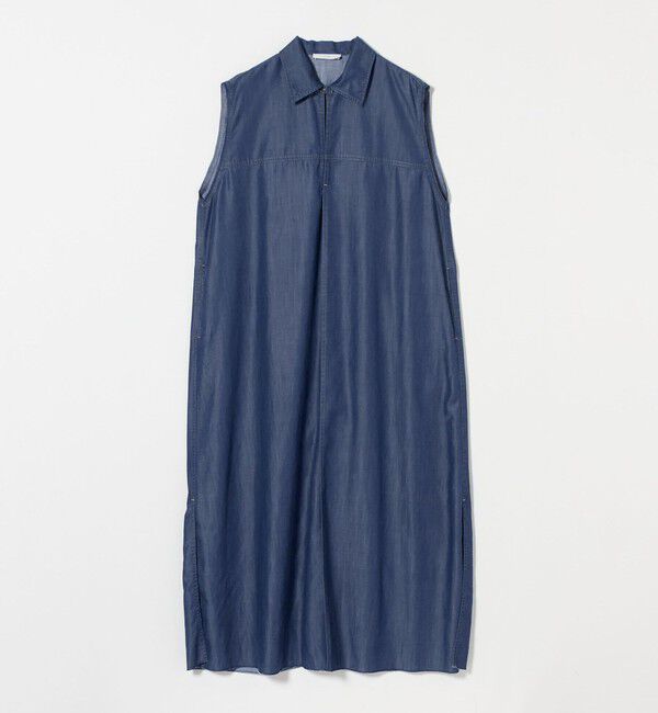 ASTRAET「＜ASTRAET＞スキッパー スリット ノースリーブワンピース」|ワンピース|