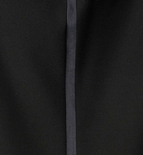 UNITED ARROWS「ブラック アジャスター ノープリーツ タキシードパンツ」|スーツ|