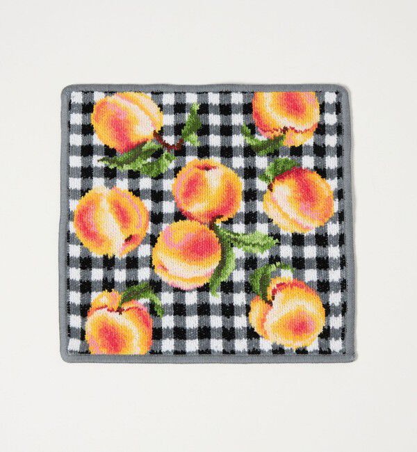 UNITED ARROWS「【別注】＜FEILER＞PEACH ハンカチ」|ハンカチ|BLACK