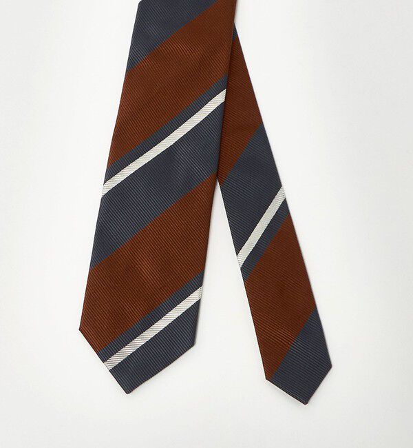 UNITED ARROWS「2カラー ワイドレジメンタル ネクタイ」|ネクタイ・蝶ネクタイ|