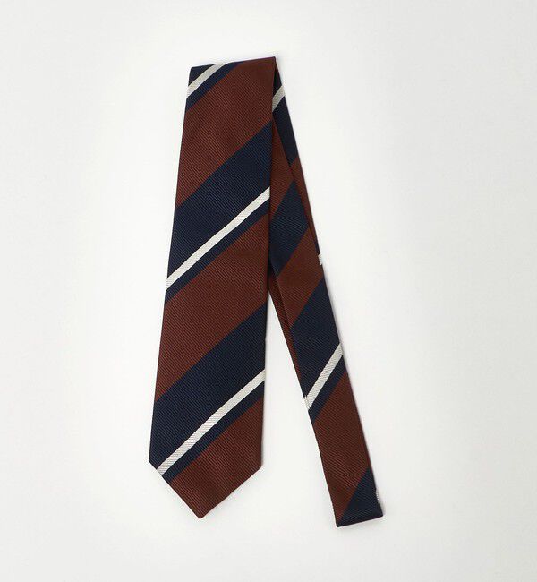 UNITED ARROWS「2カラー ワイドレジメンタル ネクタイ」|ネクタイ・蝶ネクタイ|NAVY