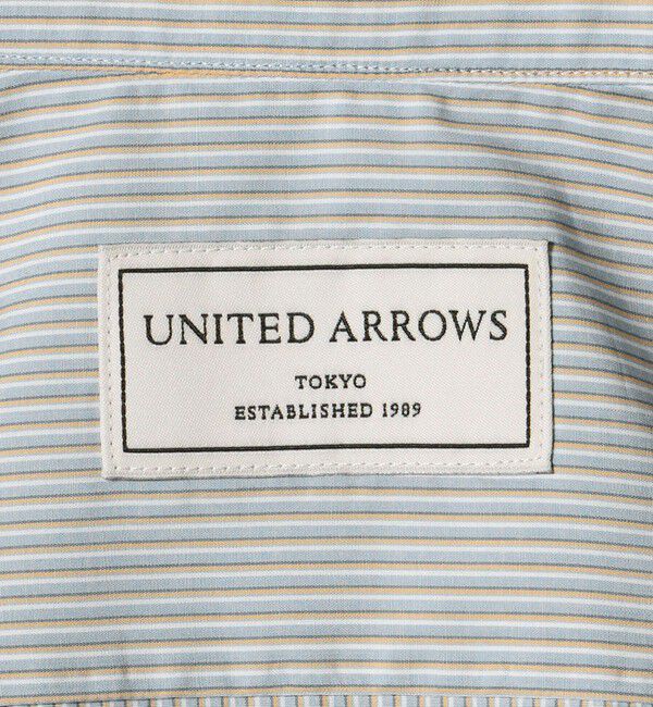 UNITED ARROWS「ALBINI ファンシーストライプ タブカラー シャツ」|シャツ・ブラウス|