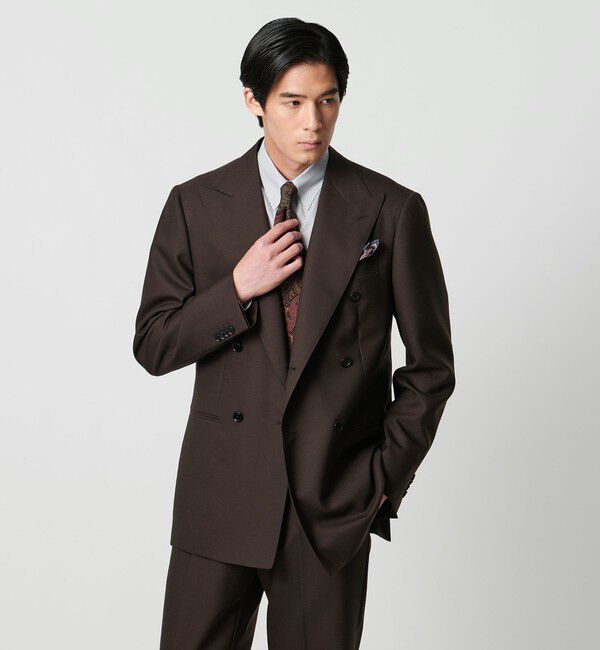 UNITED ARROWS「ALBINI ファンシーストライプ タブカラー シャツ」|シャツ・ブラウス|