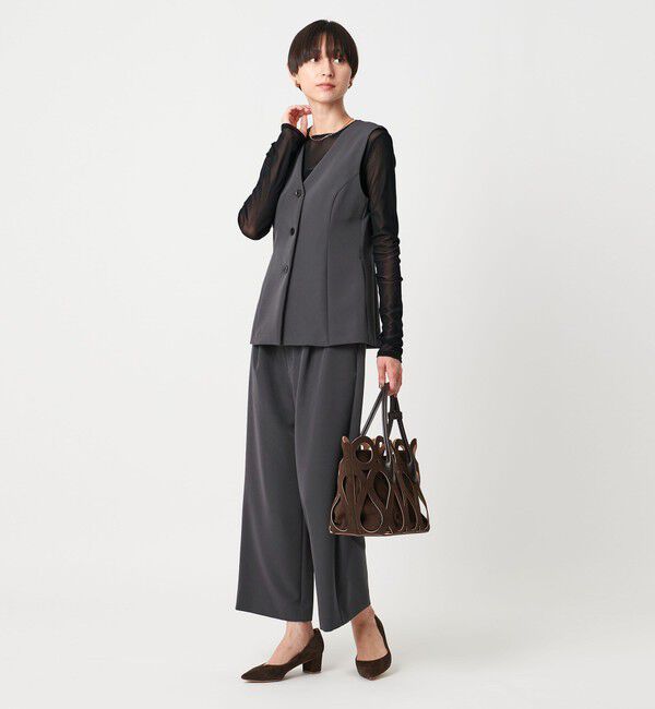 UNITED ARROWS「ダブルクロス ベスト -ウォッシャブル-」|ベスト・ジレ|