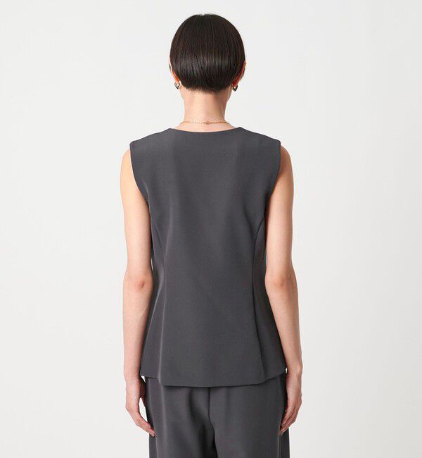 UNITED ARROWS「ダブルクロス ベスト -ウォッシャブル-」|ベスト・ジレ|