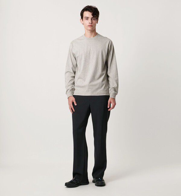 UNITED ARROWS「SARROWS オーガニックコットン クルーネック ロングスリーブ Tシャツ」|Tシャツ・カットソー|