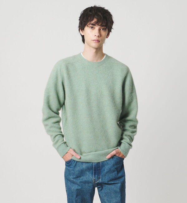 UNITED ARROWS「ヤク ヘアリー クルーネックニット」|ニット・セーター|LIME