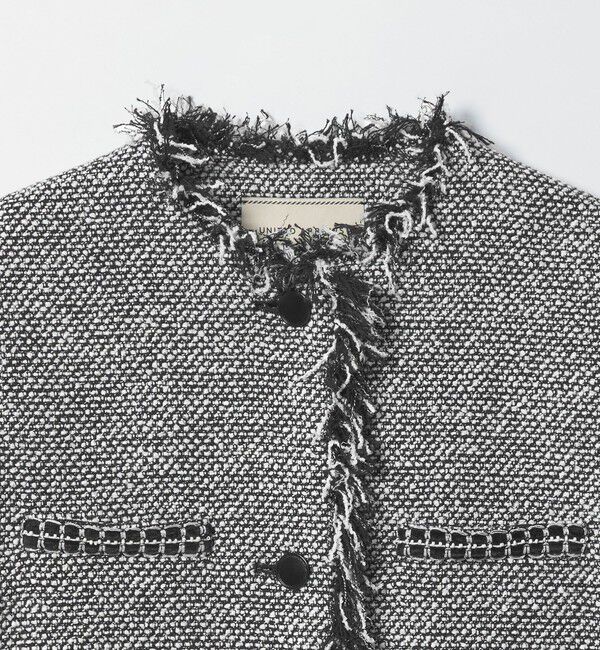 UNITED ARROWS「2トーン ツイードライク ベスト」|ベスト・ジレ|