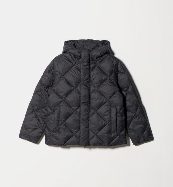 UNITED ARROWS green label relaxing「＜TAION＞ シティ フード ダウンジャケット / キッズ  140cm-150cm」|ダウン|DK.GRAY