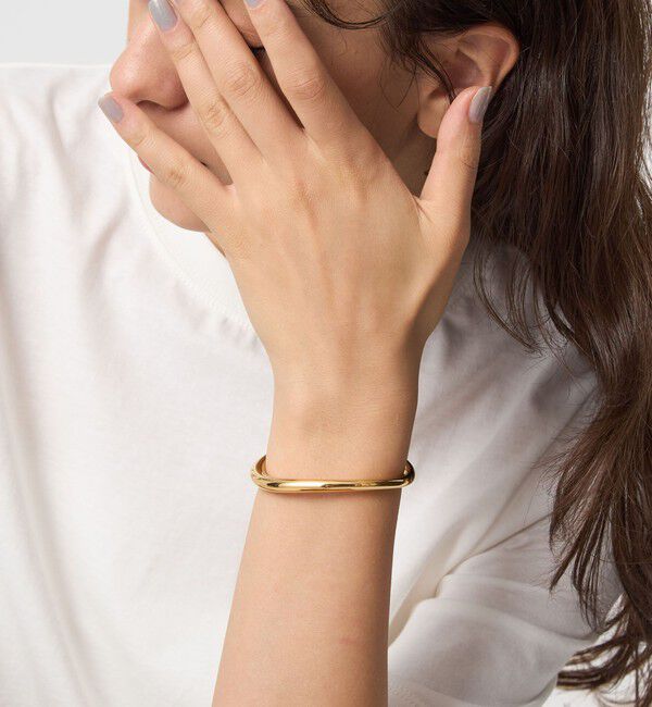 UNITED ARROWS green label relaxing「メタルバー バングル」|ブレスレット・バングル|GOLD