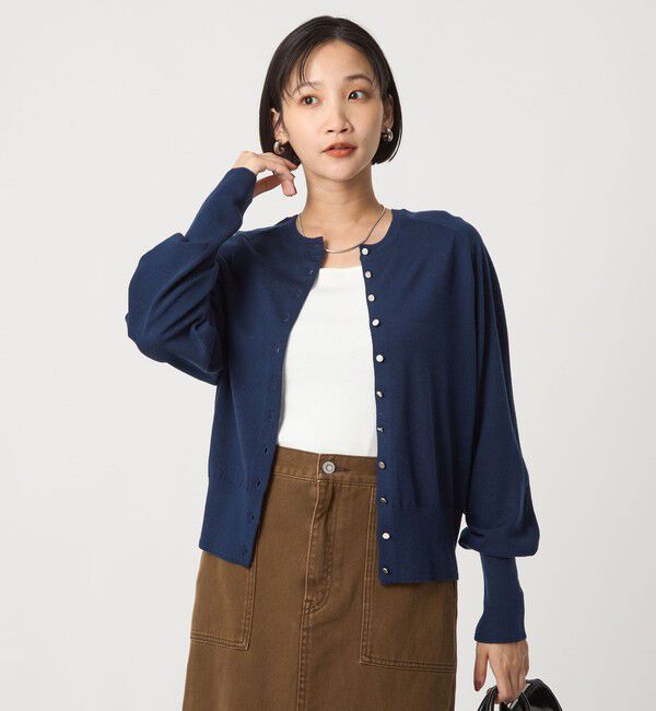 UNITED ARROWS green label relaxing「エブリニット 2WAY カーディガン ウォッシャブル」|カーディガン|