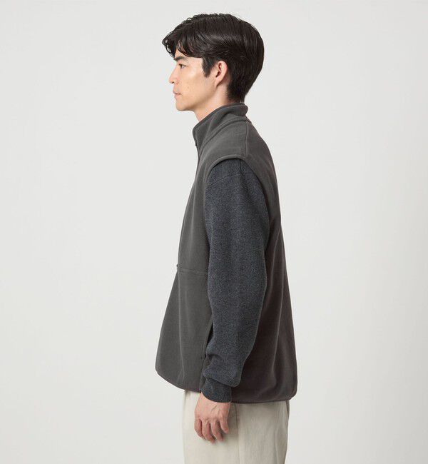 UNITED ARROWS green label relaxing「＜GOAT＞フリース ハーフジップ ベスト」|ベスト・ジレ|
