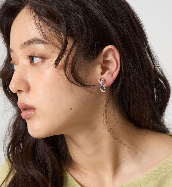 UNITED ARROWS green label relaxing「ツイストフープ イヤリング 2」|イヤリング|