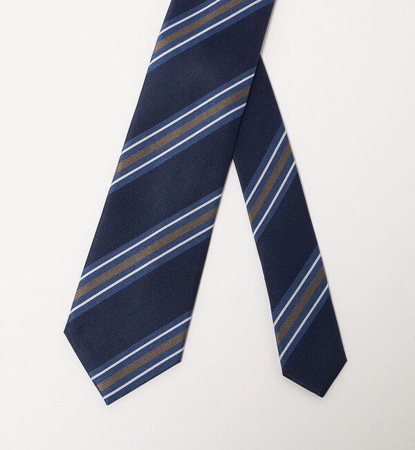 UNITED ARROWS green label relaxing「GLR シルク2 8.0cm ストライプ1 ネクタイ」|ネクタイ・蝶ネクタイ|