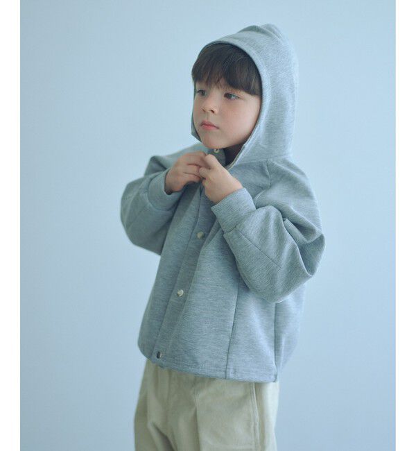 UNITED ARROWS green label relaxing「【スタメンシリーズ】ダンボール フード ハオリ / パーカー / キッズ  100cm-160cm」|パーカー|MD.GRAY