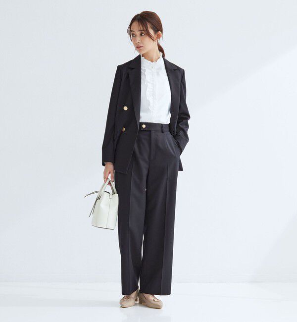 UNITED ARROWS green label relaxing「［size SHORT/TALLあり］Greed グリード ストレート パンツ ウォッシャブル」|スラックス|